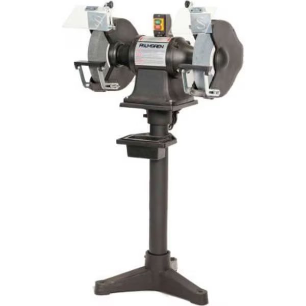 Palmgren 9682121 Bench Grinder W/Pedestal Floor Stand, 12